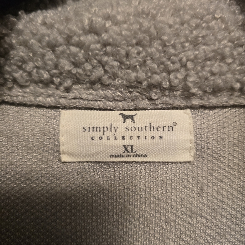 Ladies XL Simply Southern half zip jacket - Picture 4 of 4